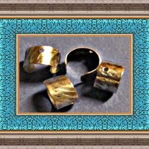 Four (4) Silver Tone Ear Cuff Earrings Unisex